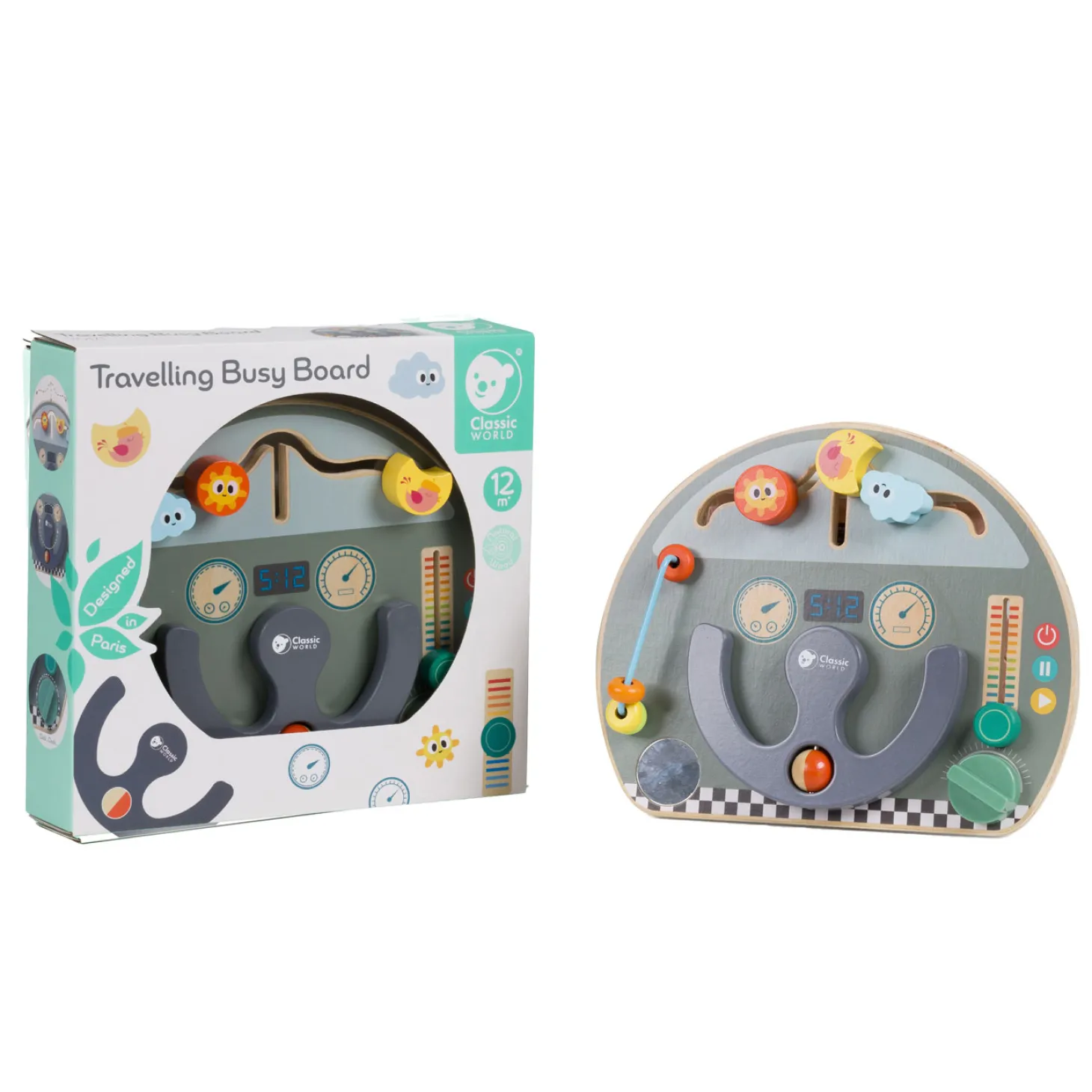 Classic World Houten Activiteitenbord Verkeer