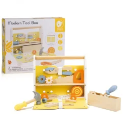 Classic World Houten Gereedschapskist Modern, 27dlg.
