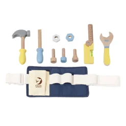 Classic World Houten Gereedschapsriem, 10dlg.