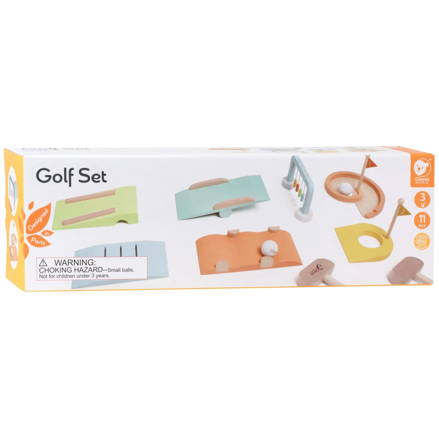 Classic World Houten Golfset, 11dlg.