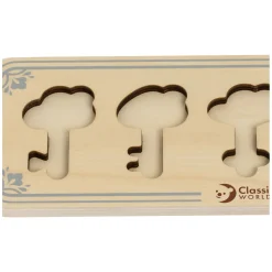 Classic World Houten Kasteelsleutels en Sloten Matchen Spel, 13dlg.