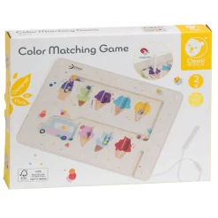 Classic World Houten Kleuren Match Spel Ijsjes Magnetisch