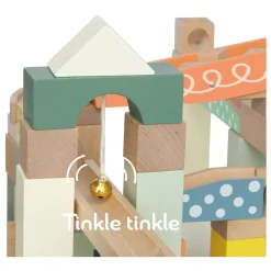 Classic World Houten Knikkerbaan Bouwset, 62dlg.