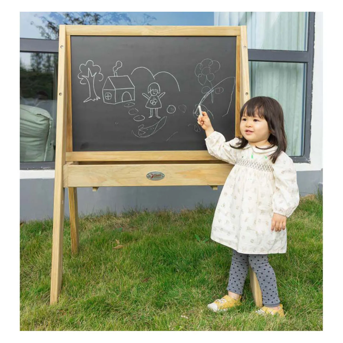 Classic World Houten Krijt- en Schoolbord
