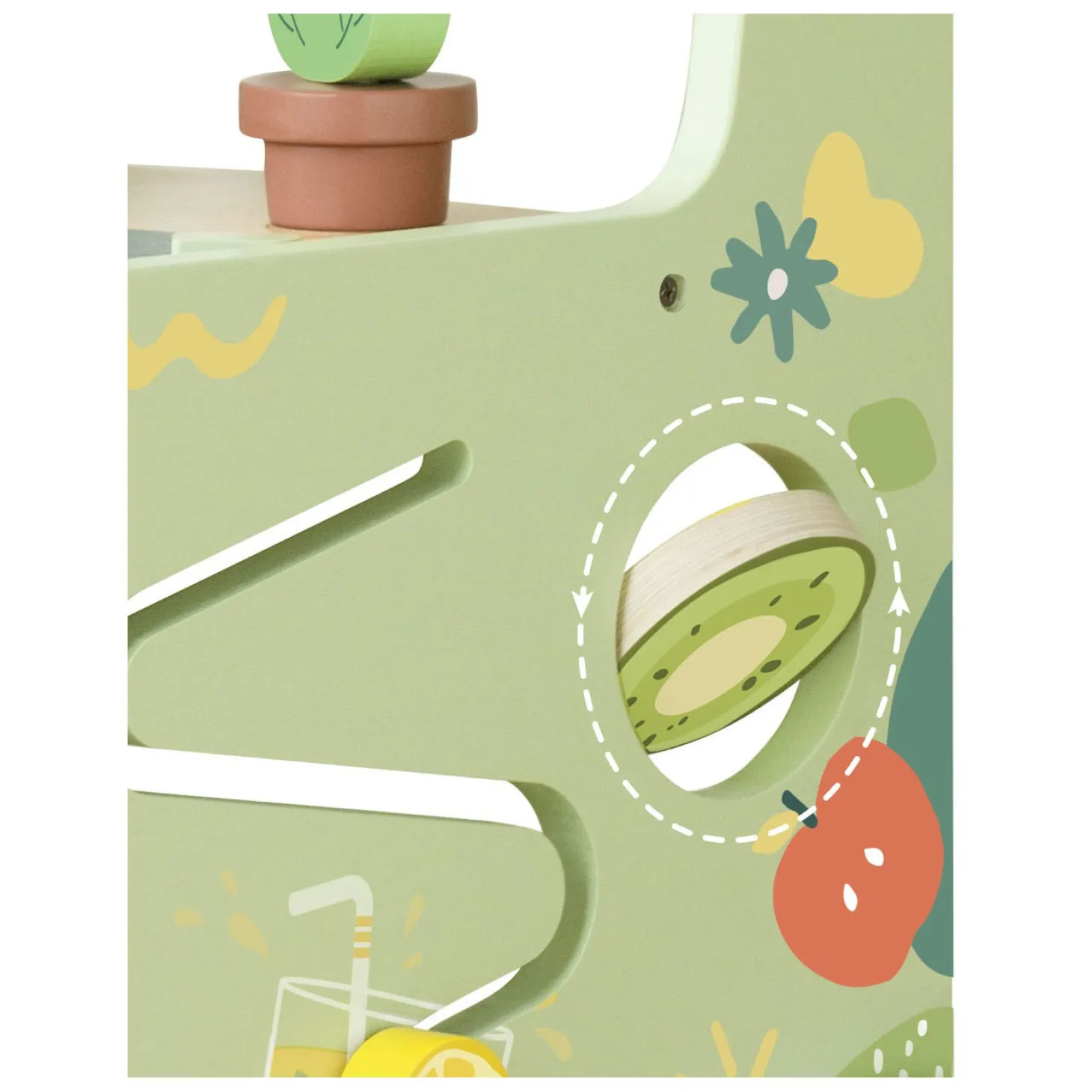 Classic World Houten Loopwagen Keuken, 15dlg.