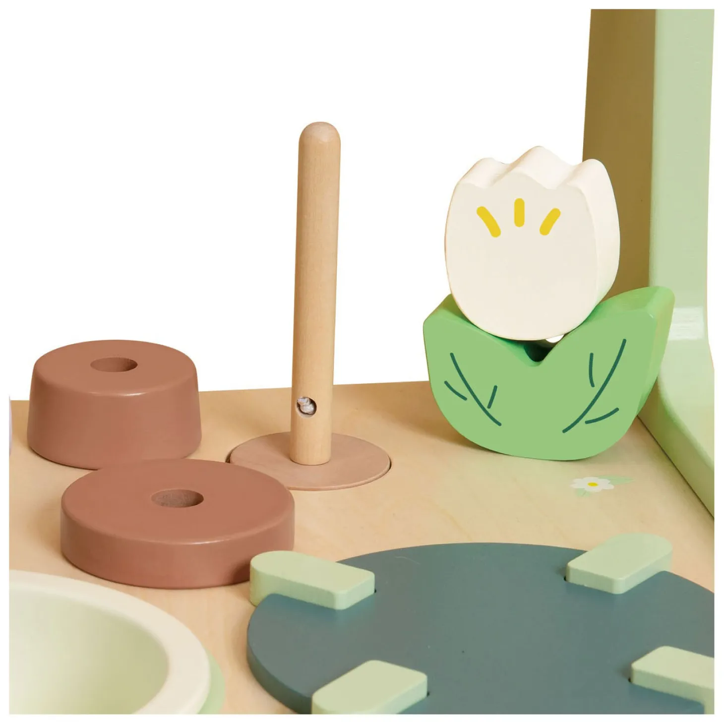 Classic World Houten Loopwagen Keuken, 15dlg.