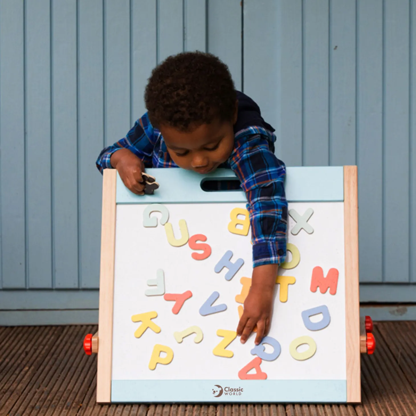 Classic World Houten Magneet- en Krijtbord