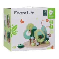 Classic World Houten Motoriekspiraal Bos, 5dlg.