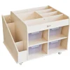Classic World Houten Opbergmeubel op Wielen