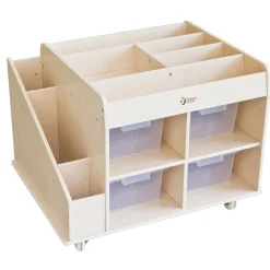 Classic World Houten Opbergmeubel op Wielen