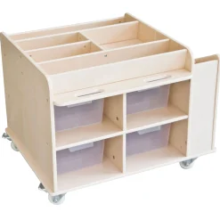 Classic World Houten Opbergmeubel op Wielen