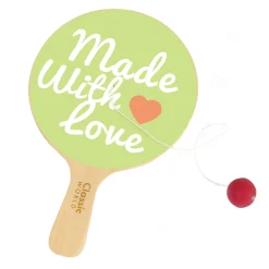 Classic World Houten Racket met Bal aan Koord