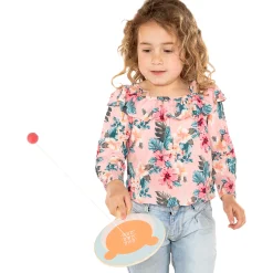 Classic World Houten Racket met Bal aan Koord