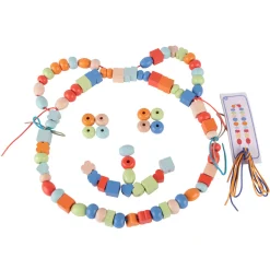 Classic World Houten Rijgkralen, 90dlg.