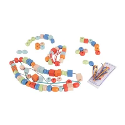 Classic World Houten Rijgkralen, 90dlg.