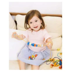 Classic World Houten Rijgkralen, 90dlg.