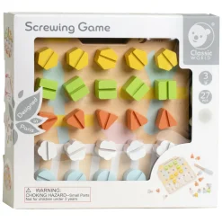 Classic World Houten Schroefbord Coordinatie Spel, 27dlg.