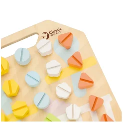 Classic World Houten Schroefbord Coordinatie Spel, 27dlg.