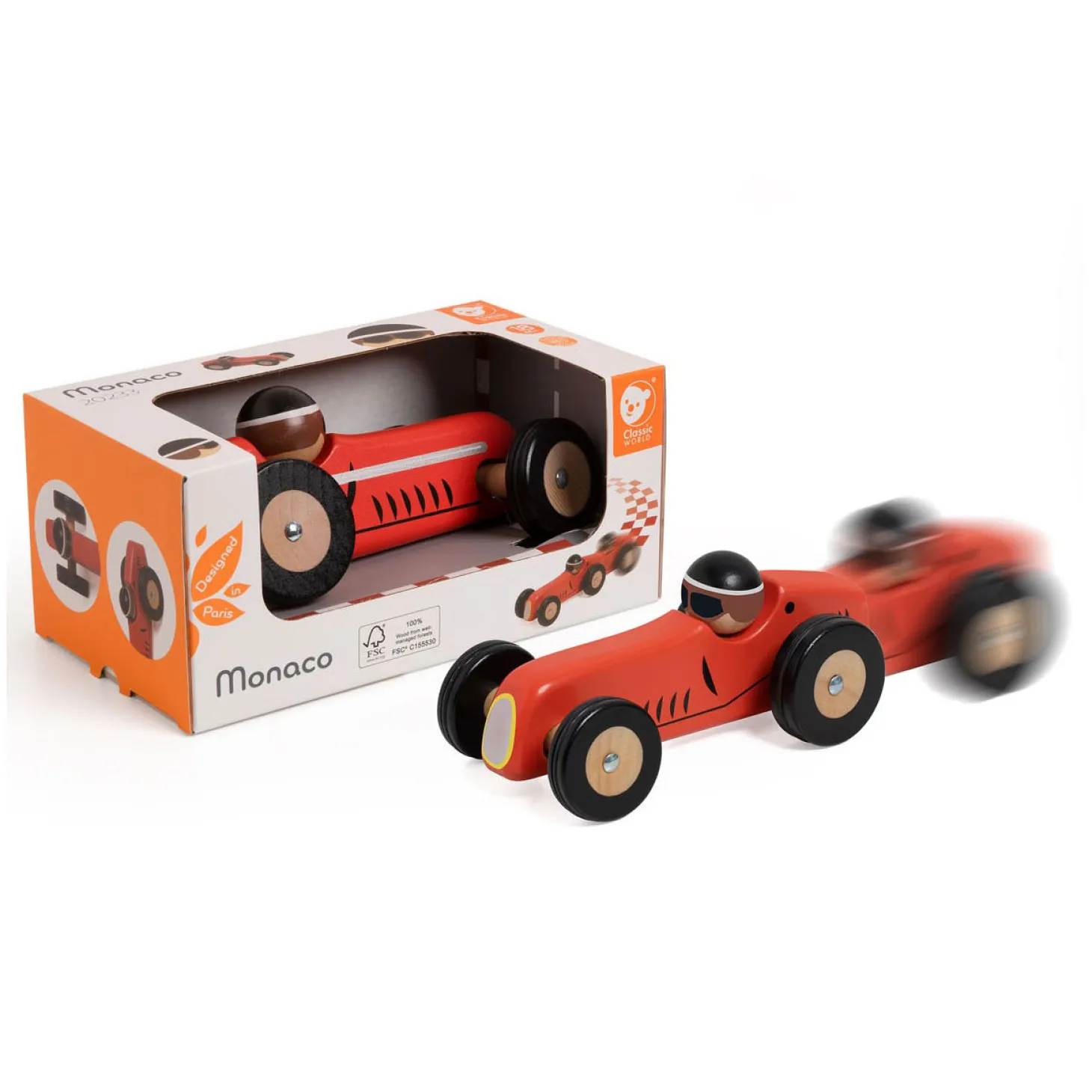 Classic World Houten Speelgoedauto Monaco