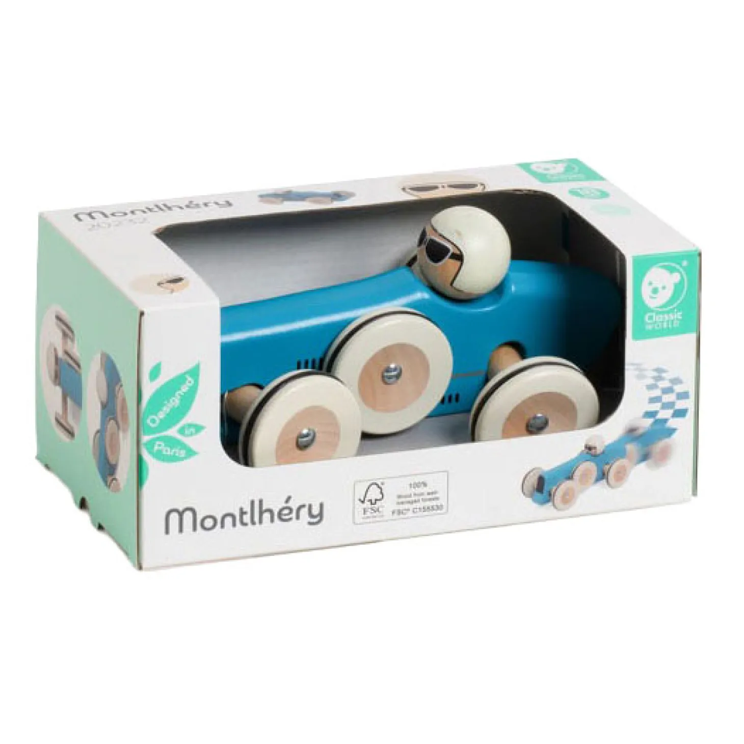 Classic World Houten Speelgoedauto Montlhery