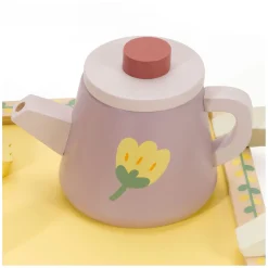 Classic World Houten Theeset Grace met Dienblad, 14dlg.