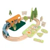 Classic World Houten Treinbaan Speelset, 40dlg.