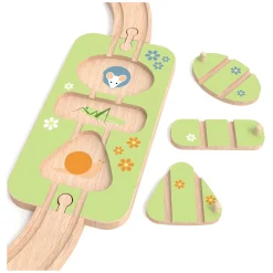 Classic World Houten Treinbaan Speelset, 40dlg.