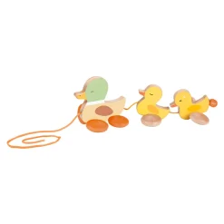 Classic World Houten Trekfiguur Eenden