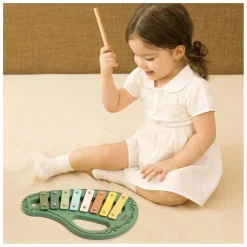 Classic World Houten Vintage Xylofoon Groen 2dlg.