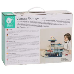Classic World Houten Vintage Garage met Auto's, 11dlg.