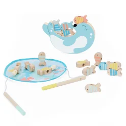 Classic World Houten Visspel Zeehond, 24dlg.