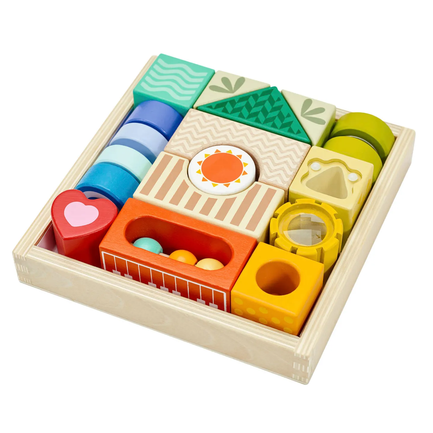 Classic World Houten Zintuigblokken