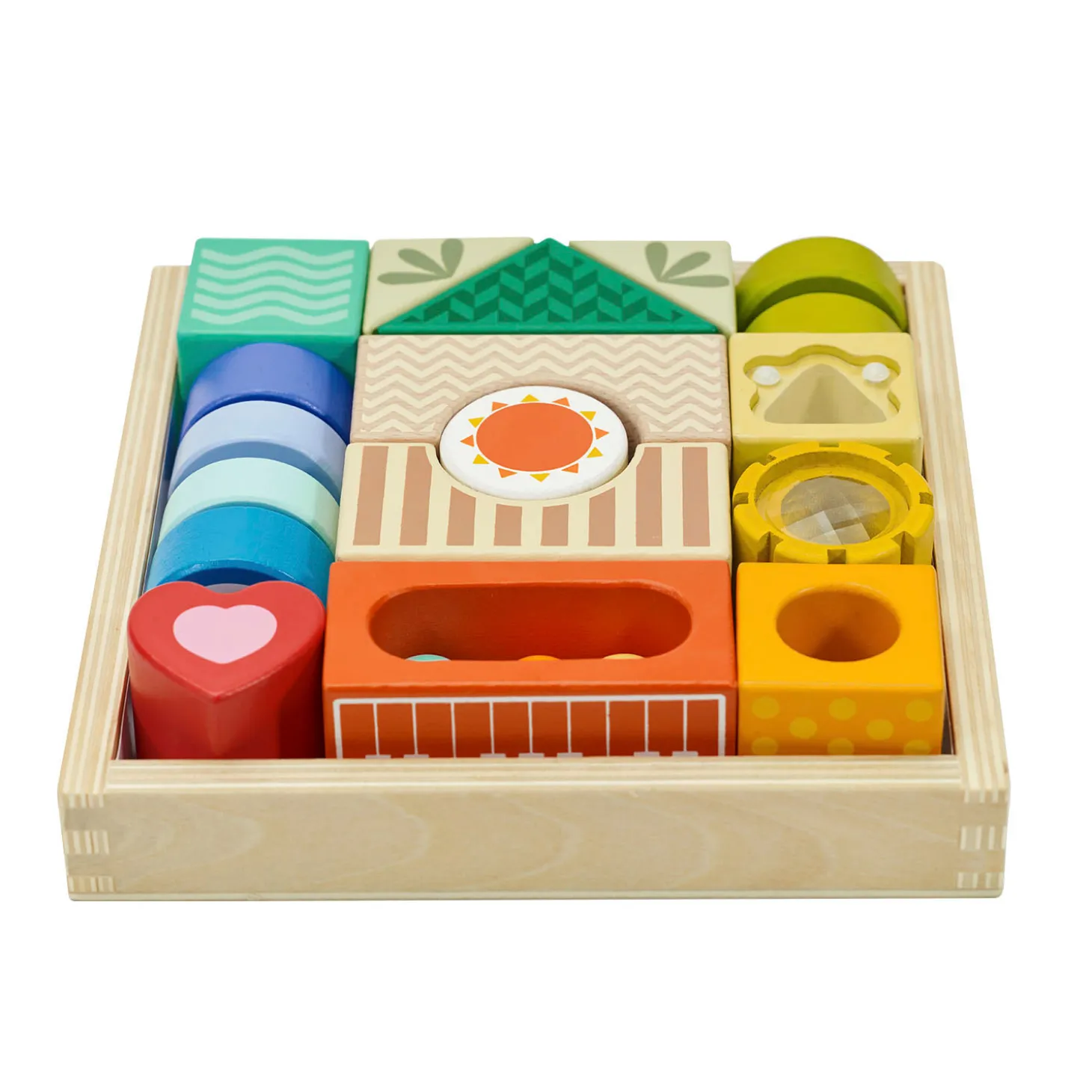 Classic World Houten Zintuigblokken