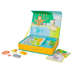 Classic World Magneetspel Bosdieren, 60dlg.