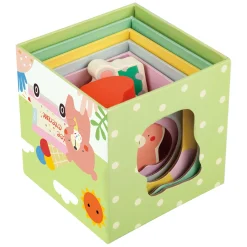 Classic World Stapelblokken met Bosdieren, 10dlg.