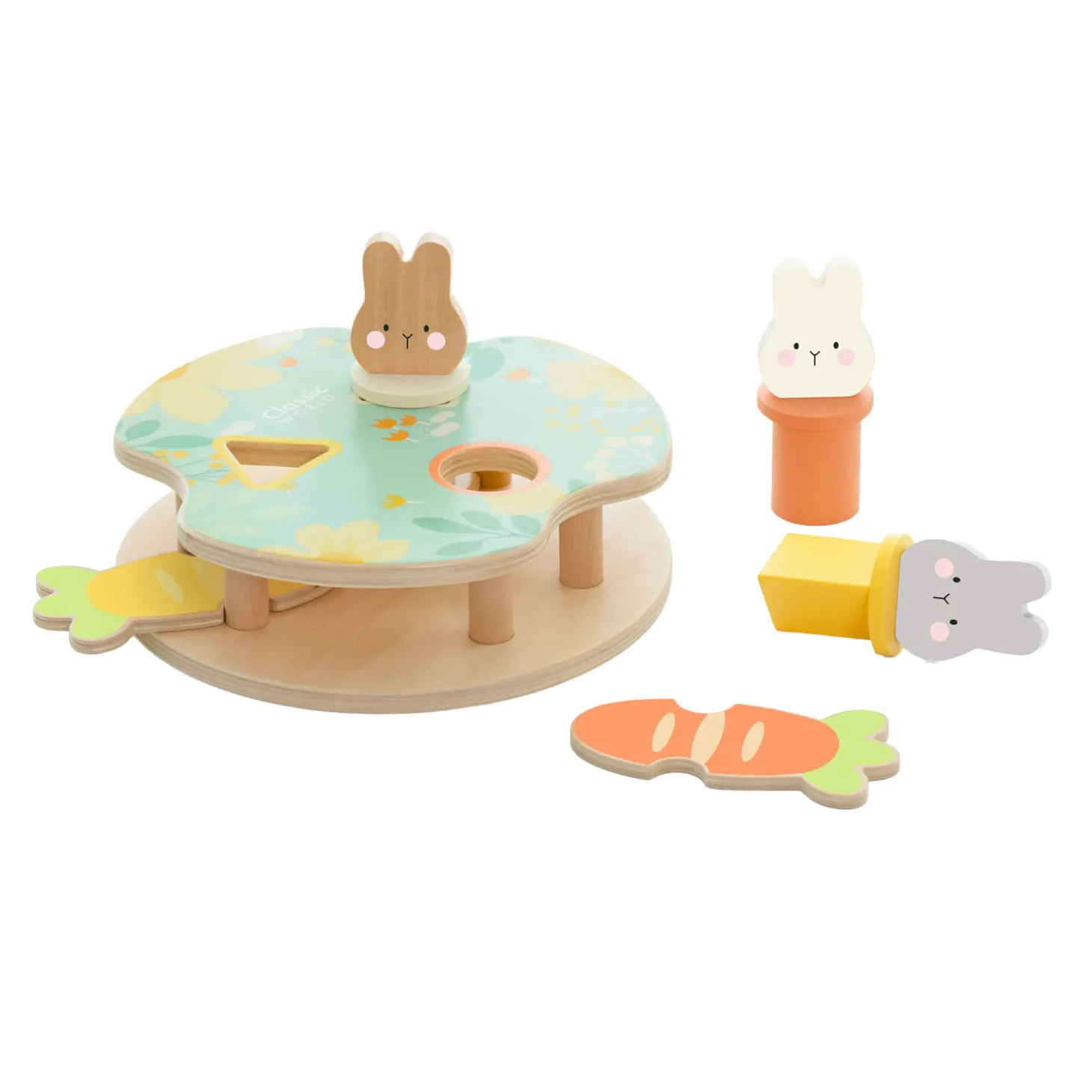 Classic World Stuiter Konijn Houten Spel