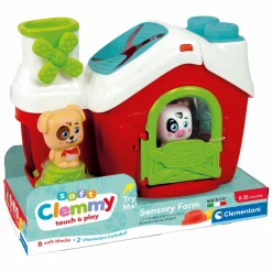 Clementoni Baby - Clemmy Sensory Boerderij met Soft Blokken, 11dlg.