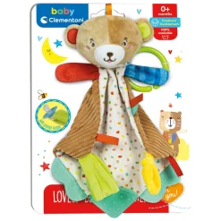 Clementoni Baby - Pluchen Rammelaar Beer