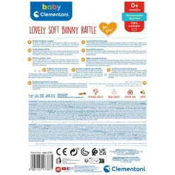 Clementoni Baby - Pluchen Rammelaar Konijn