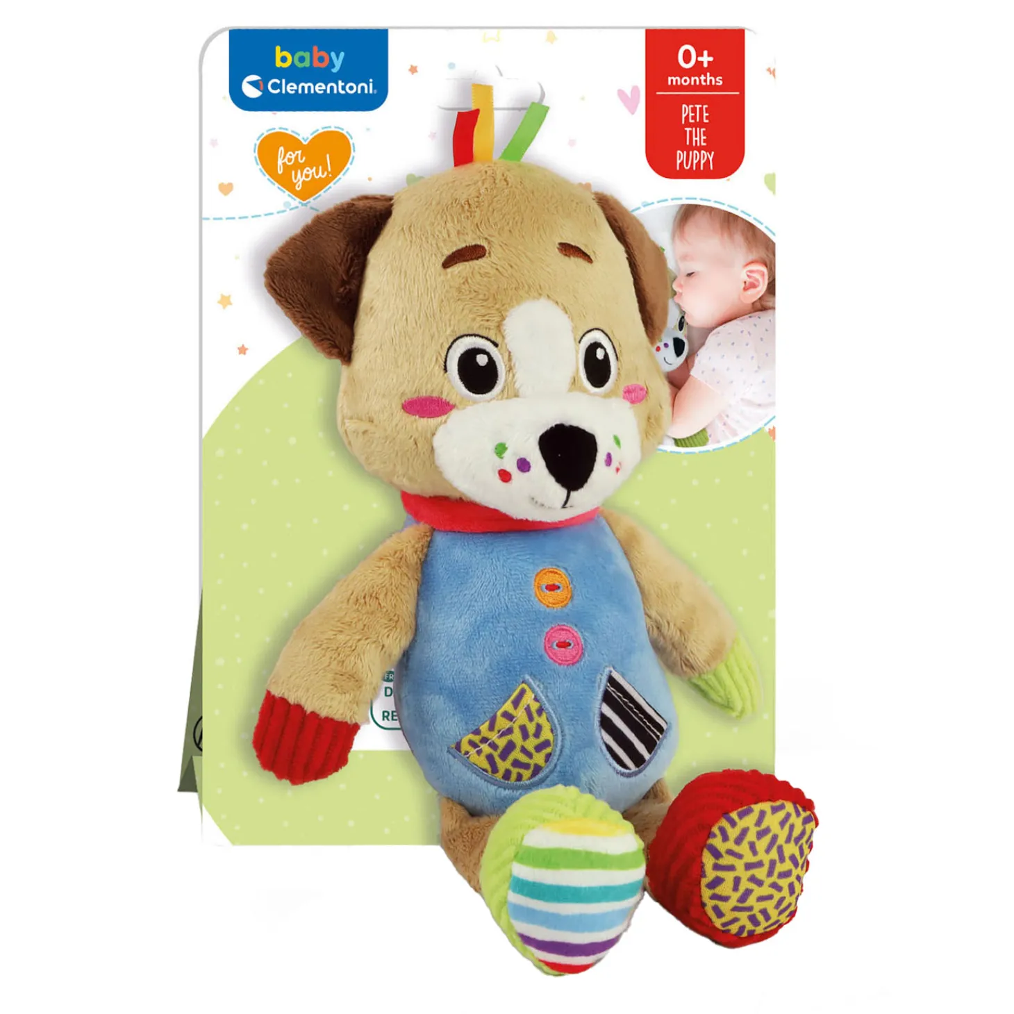 Clementoni Baby Mijn Eerste Dierenknuffel - Hond