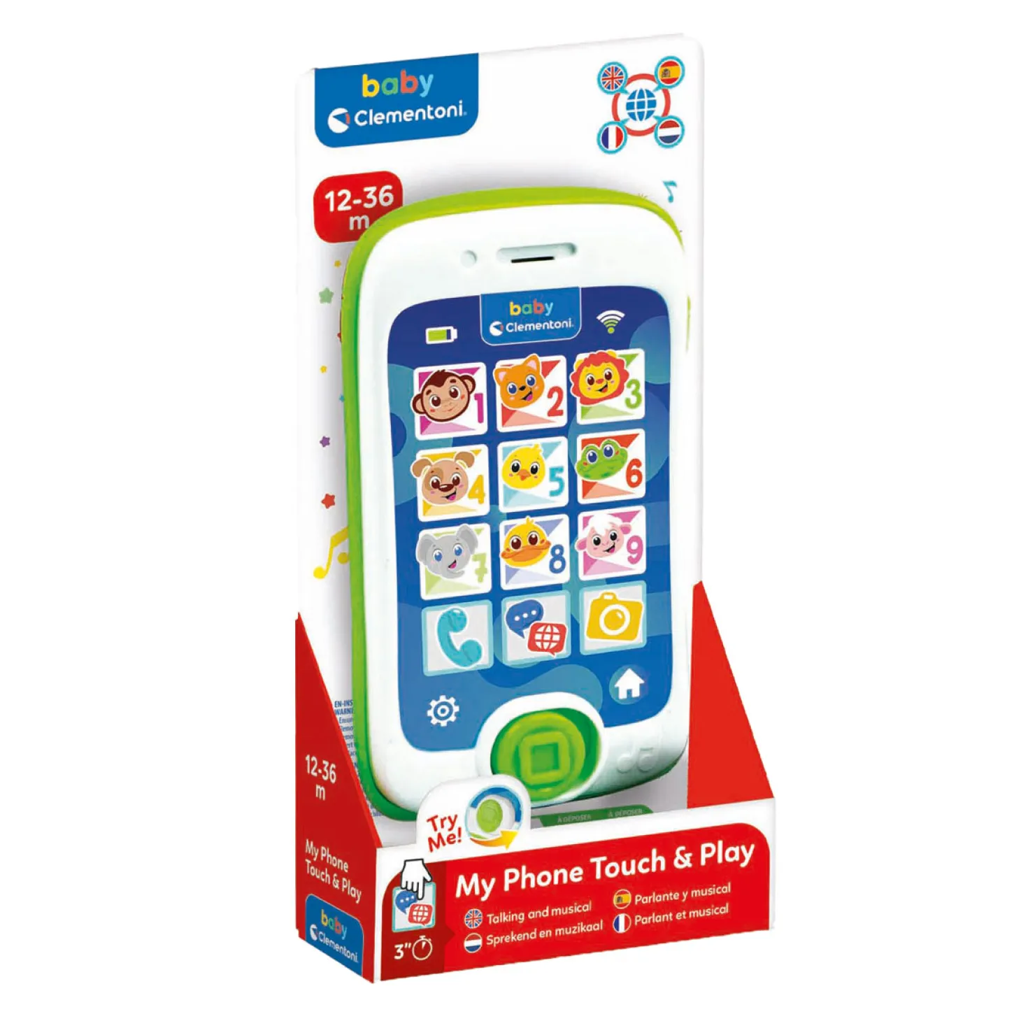 Clementoni Baby Mijn Telefoon Aanraken en Spelen