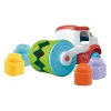 Clementoni Baby Soft Clemmy Stoomwals Voertuig met Blokken, 9dlg.