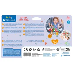 Clementoni Baby Stoffen Kinderwagenspiraal Wasbeer