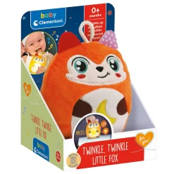 Clementoni Baby Twinkle Winkle  Kleine Vos Knuffel Nachtlamp