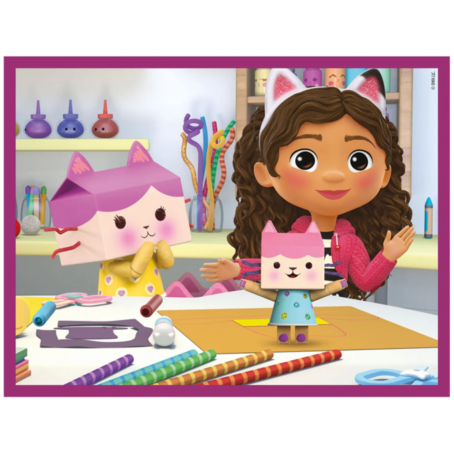 Clementoni Blokpuzzel Gabby's Poppenhuis, 12st.