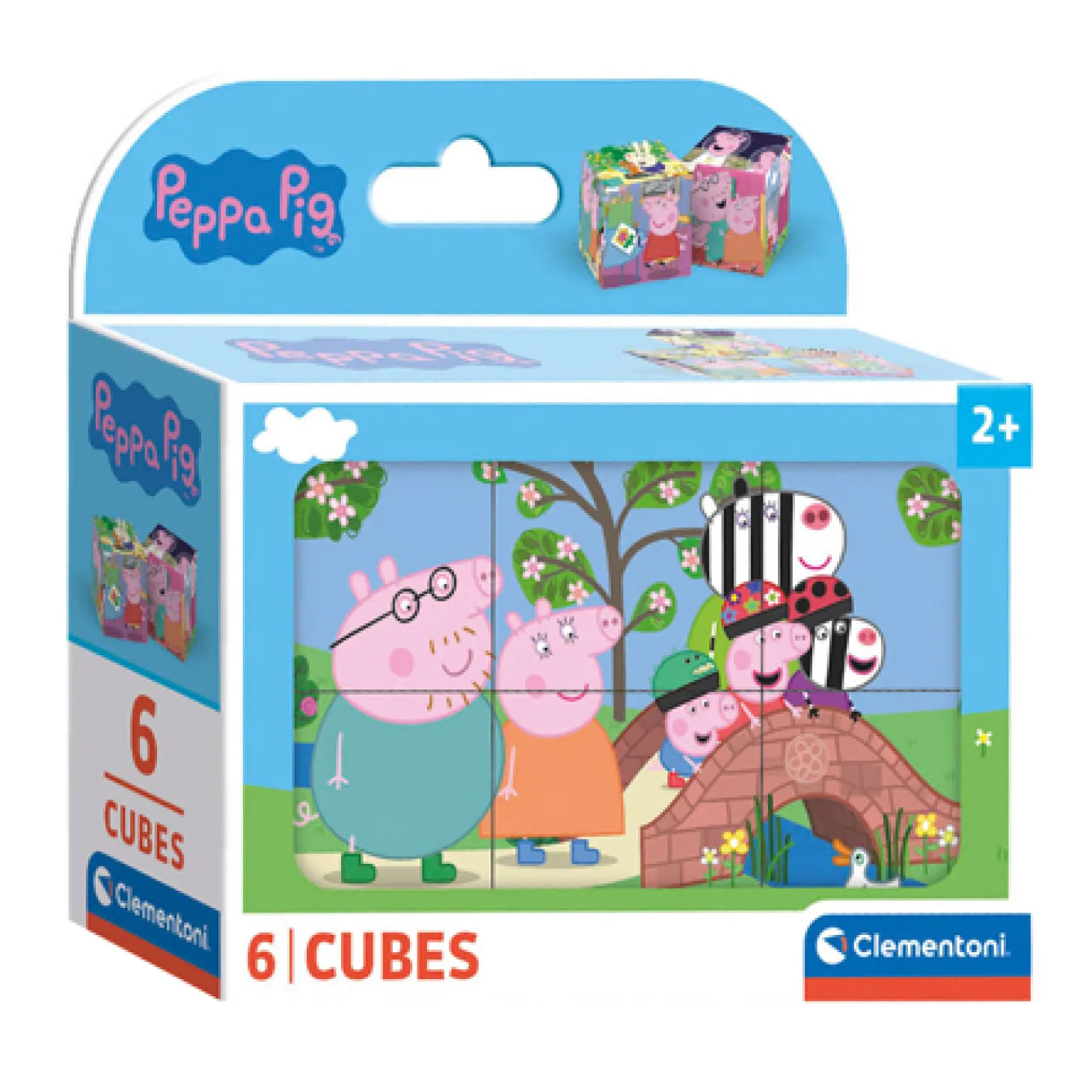 Clementoni Blokpuzzel Peppa Pig, 6st.