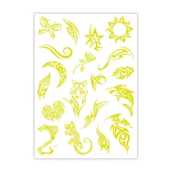 Clementoni Crazy Chic - Urban Tattoos Glow in the Dark