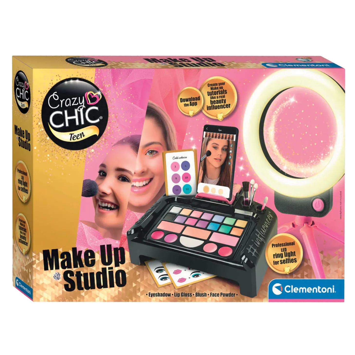 Clementoni Crazy Chic Beauty Influencer Make-up Kit