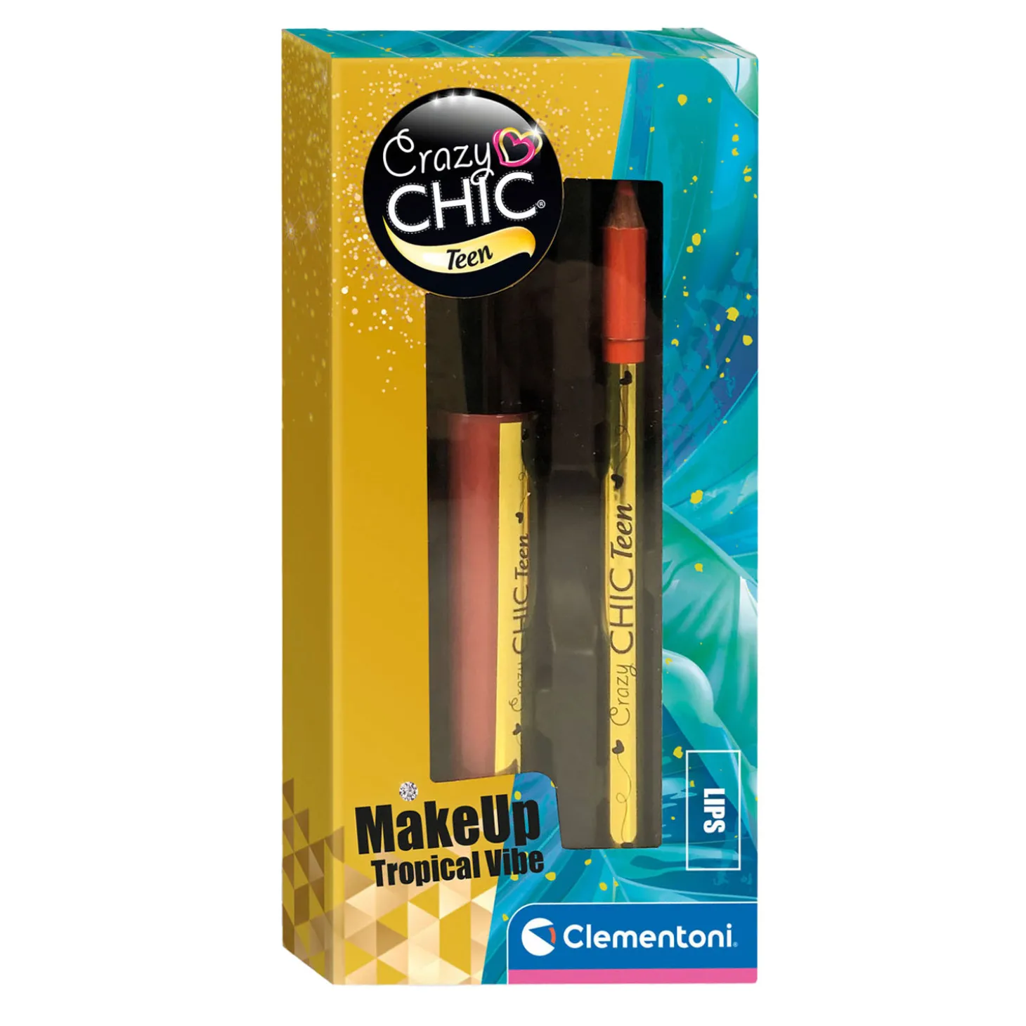 Clementoni Crazy Chic Lipgloss en Lippotlood Tropical Vibe, 2st.