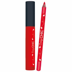 Clementoni Crazy Chic Lipgloss en Lipliner Kersen Rood